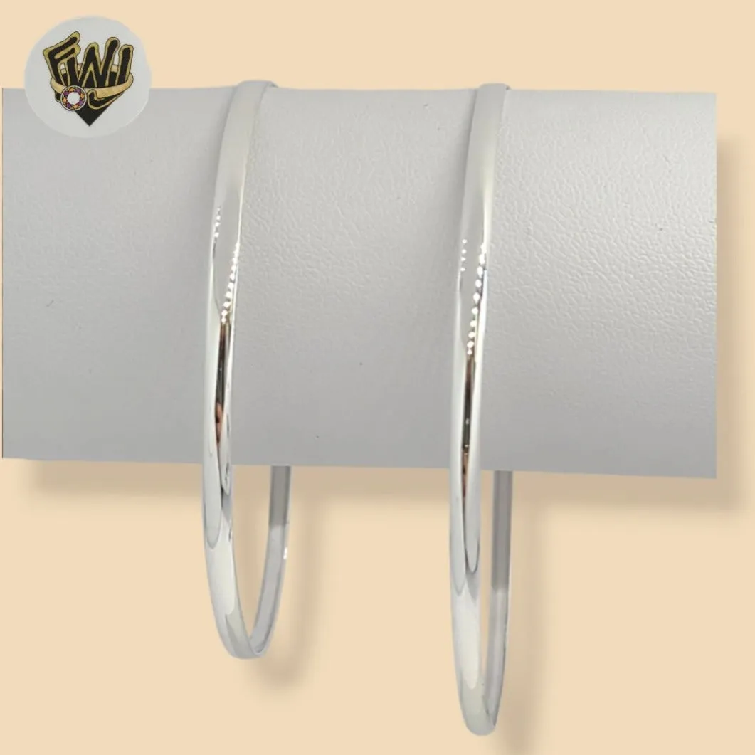 (2-0605) 925 Sterling Silver - 3mm Plain Bangle.