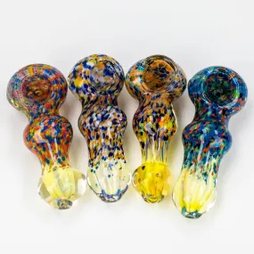 3.5" Softglass Dotted Hand Pipe Pack of 2