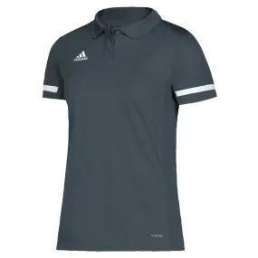 adidas Women's Grey/White Team 19 Polo