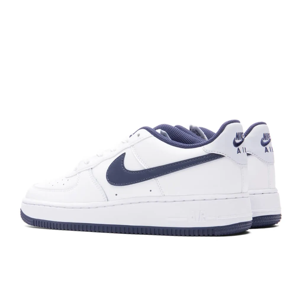 Air Force 1 LV8 2 (GS) - White/Midnight Navy/Football Grey