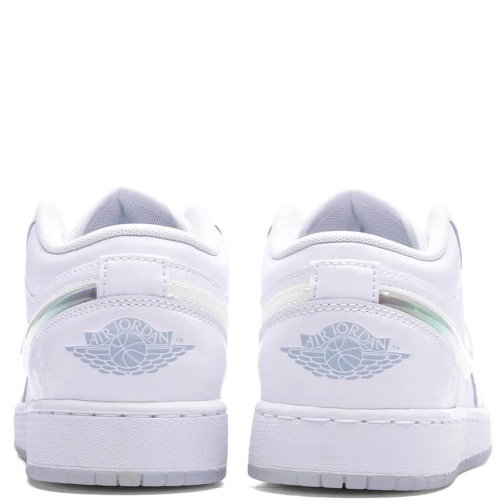 Air Jordan 1 Low SE (GS) - White/Ice Blue