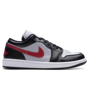 Air Jordan 1 Low Women's - Wolf Grey/Gym Red/Black