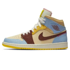 Air Jordan 1 Mid SE Fearless Maison Chateau Rouge