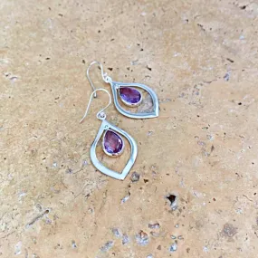 Amethyst Earrings - Cassie