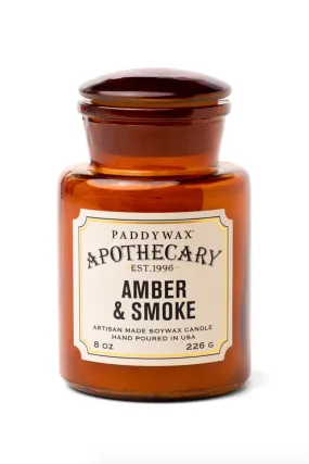 Apothecary Candle, Amber   Smoke