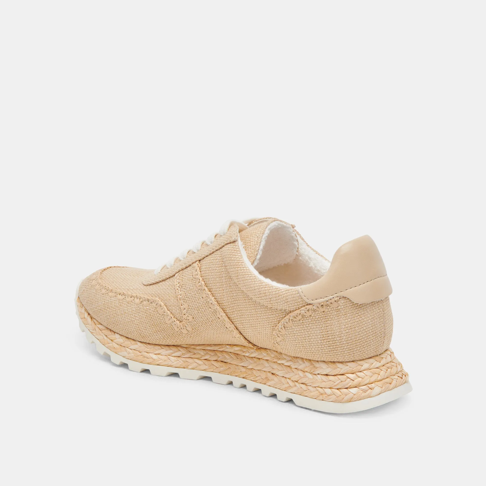 AYITA SNEAKERS LT NATURAL RAFFIA