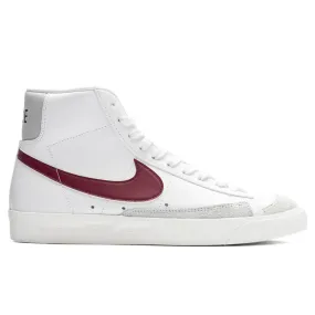 Blazer Mid '77 Vintage - White/Dark Beetroot/Grey Fog/Black