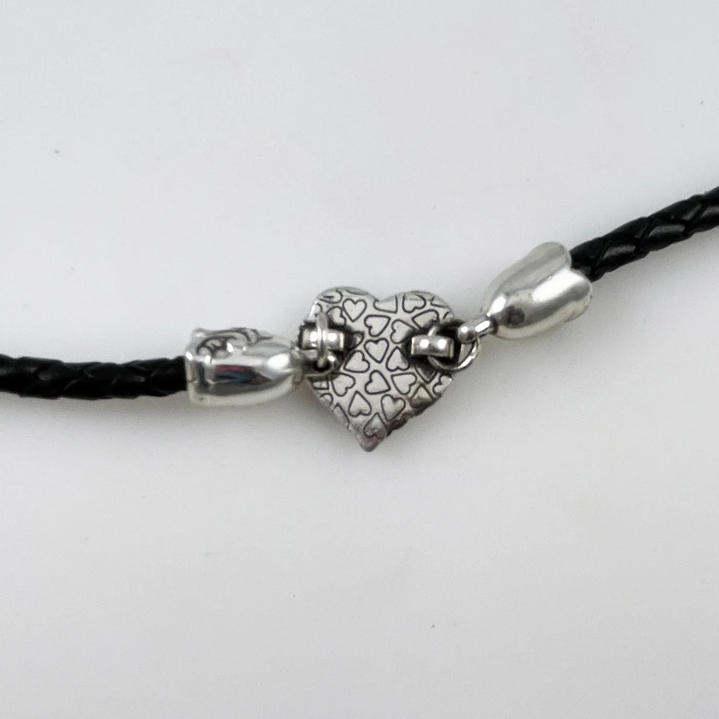 Brighton Leather Heart Bracelet