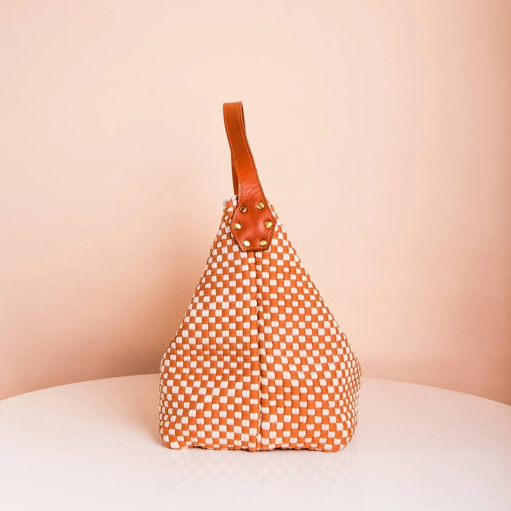 Buslo Checkerboard Tan & Beige