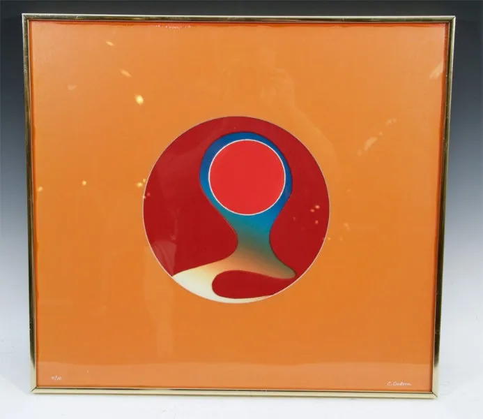 Carolyn Carlson 'Inner Orb', Signed and Framed