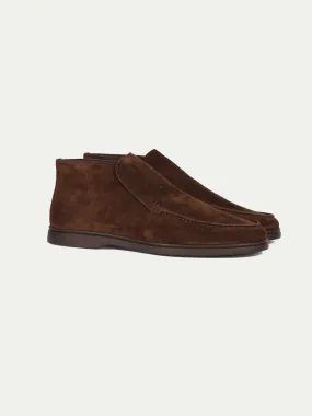 Chocolate City Loafer with Lamb Shearling Footbed