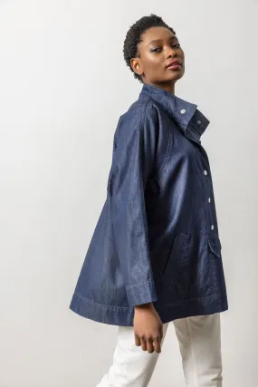 Denim Swing Jacket | Dark Wash