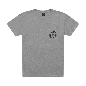 Deus Pocket Logo Tee - Grey Marle