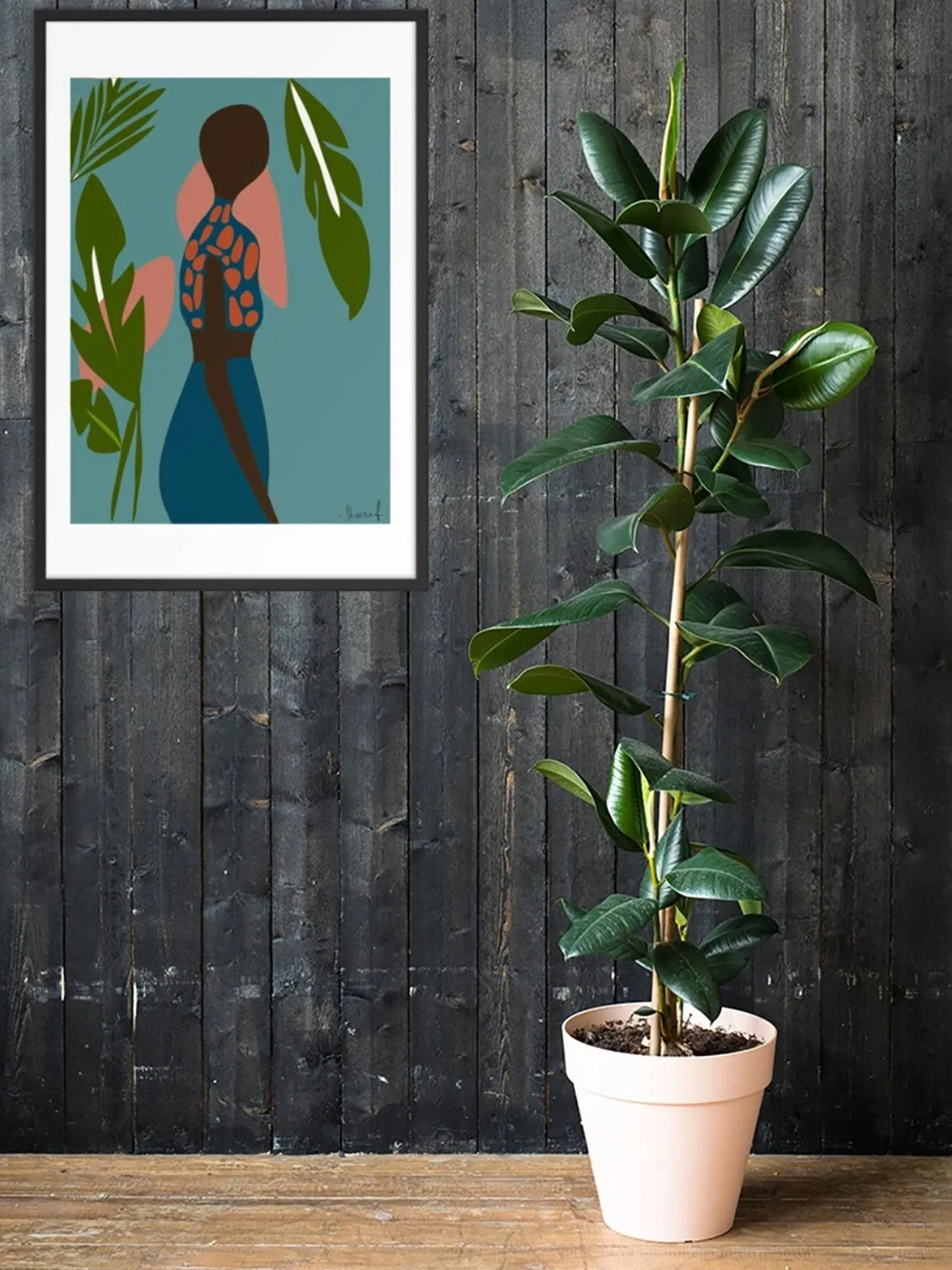 Dokhantu in Zanzibar | Framed Art Print