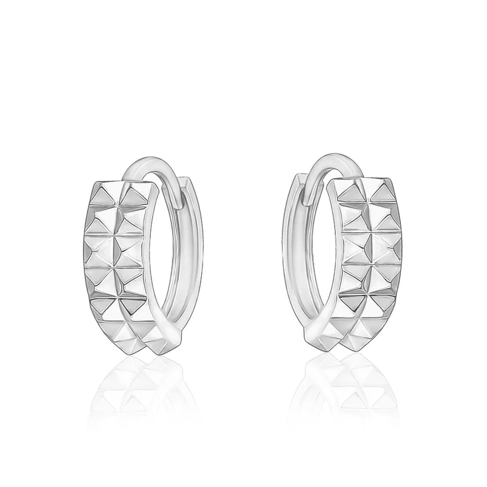 Double Spike Mini Hoops