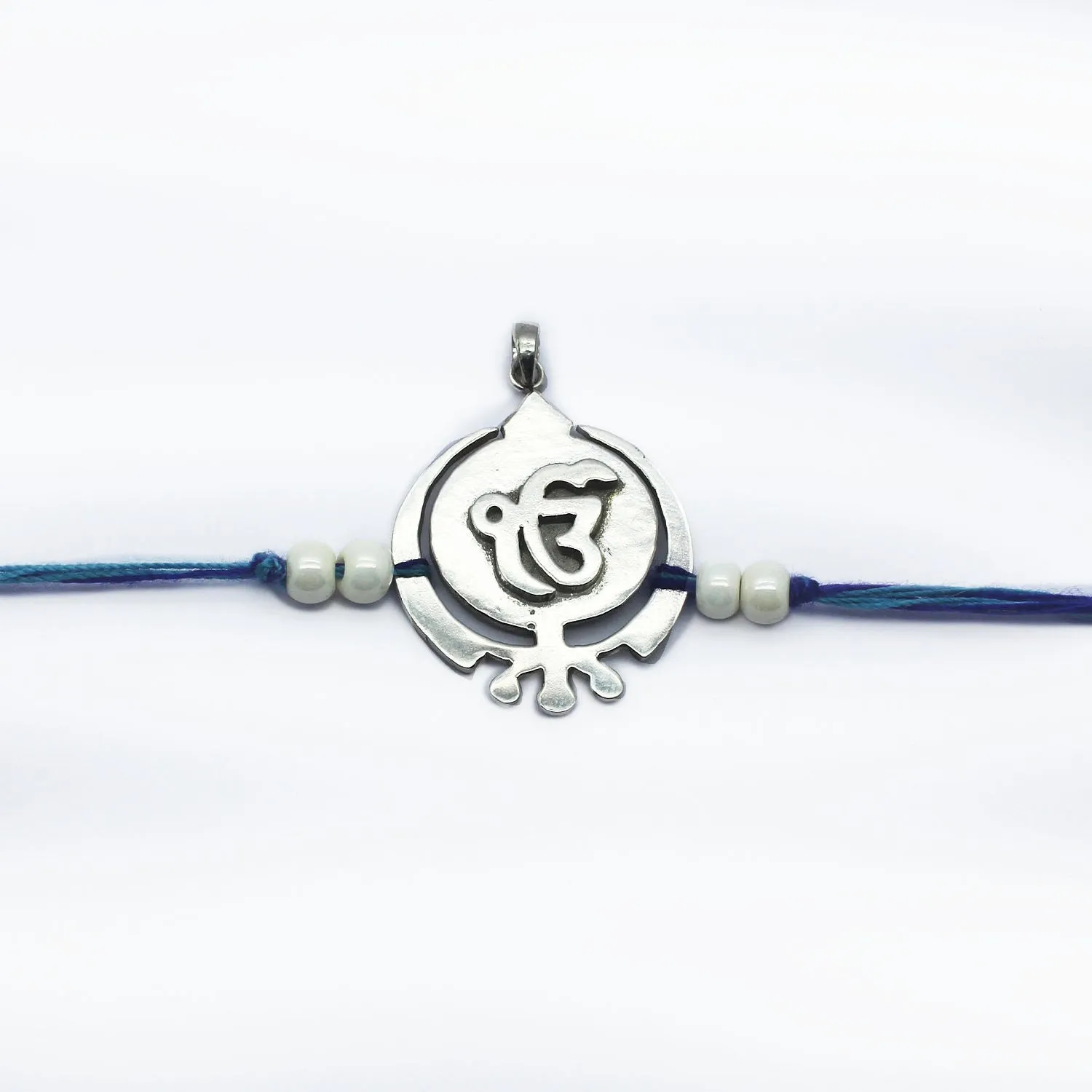 Ek Onkar Sterling Silver Rakhi