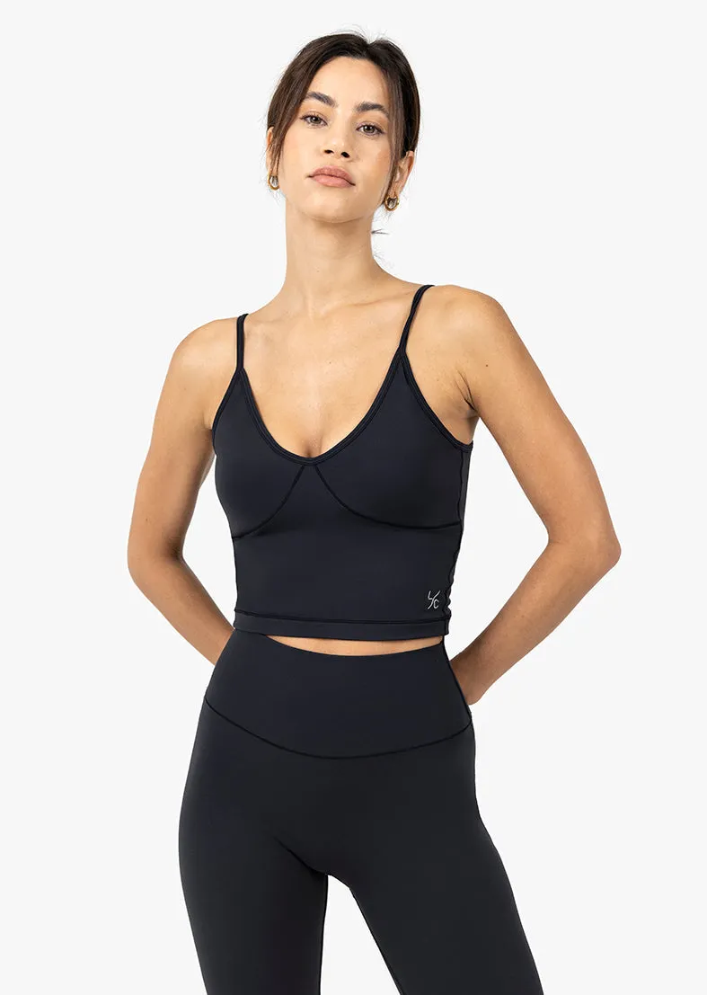 Elevate Life Longline Bra Black