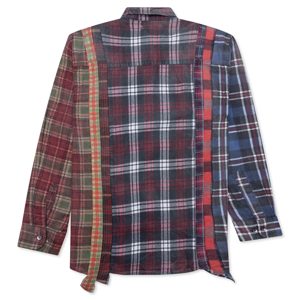 Flannel Shirt 7 Cuts Reflection Shirt - Assorted