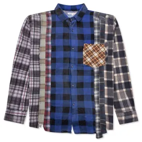 Flannel Shirt 7 Cuts Reflection Shirt - Assorted