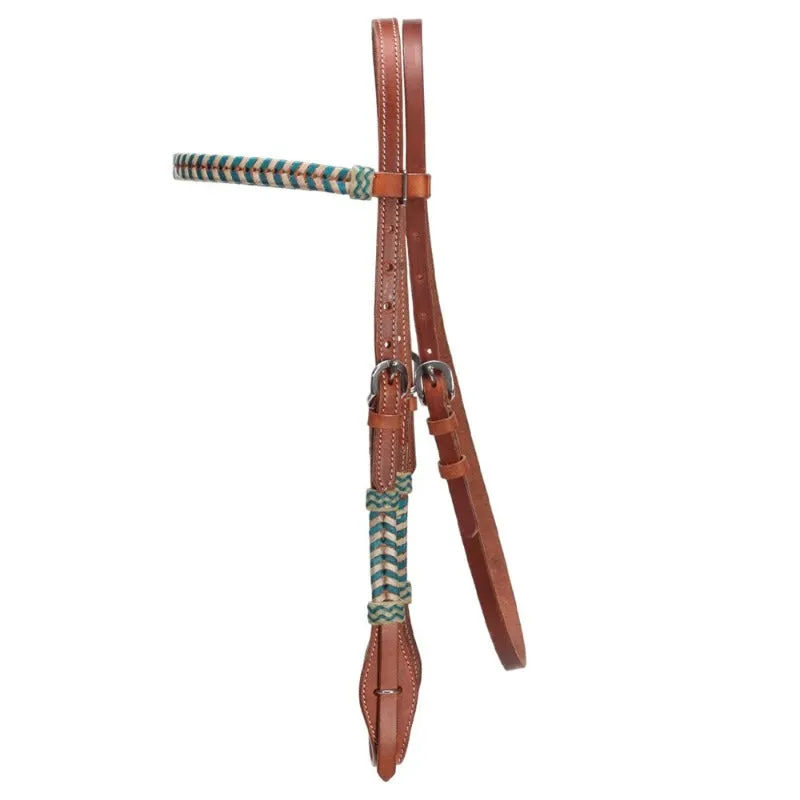 Fort Worth Headstall Aponi Turquoise Two-Tone