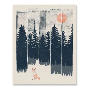 Fox in the Wild Print