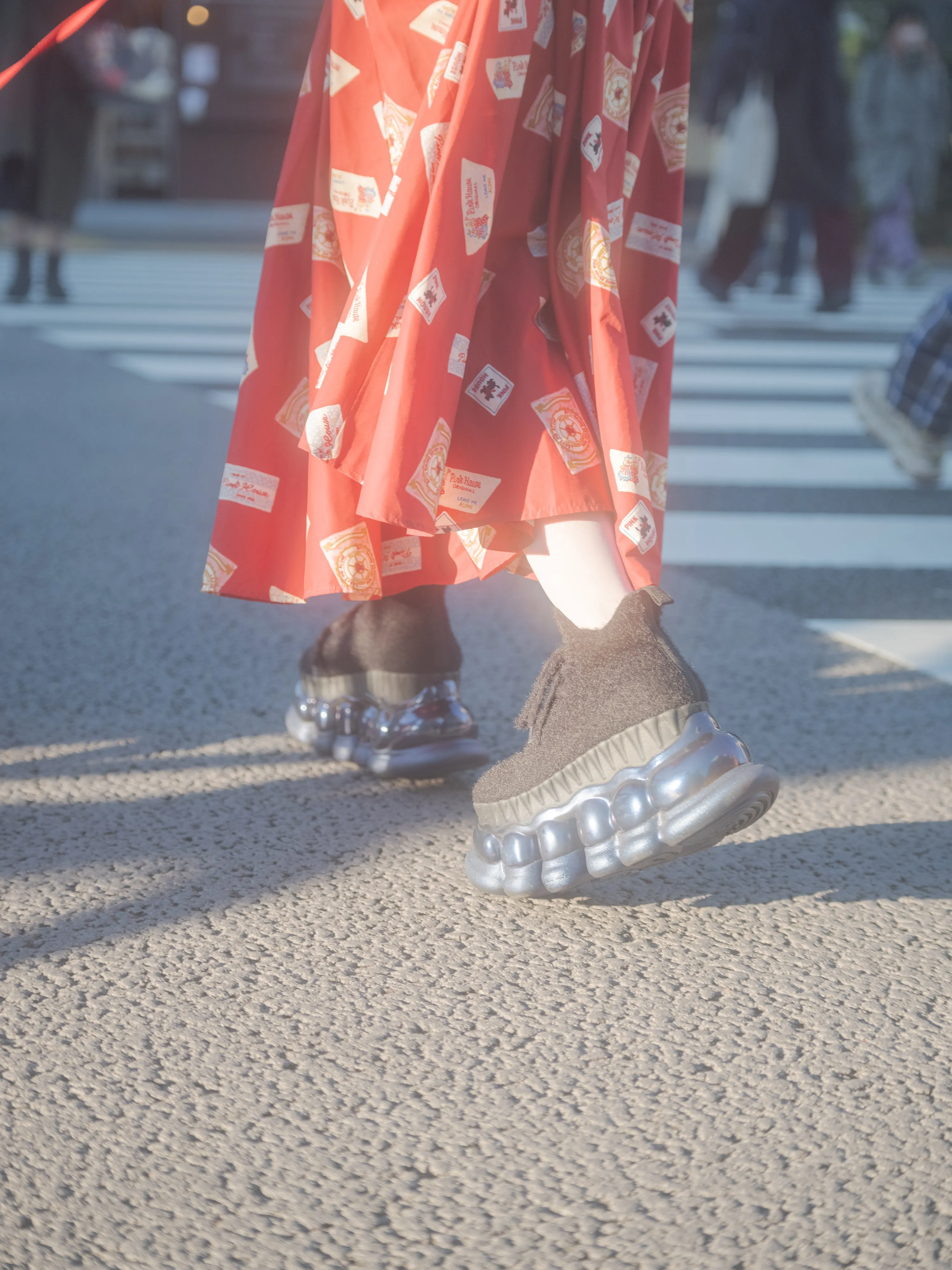 Gathered Dress / Red / MIKIOSAKABE × PINK HOUSE