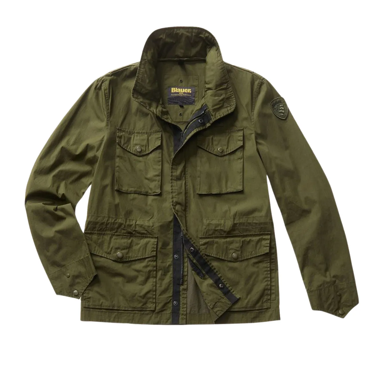 Giubbino Uomo Blauer Field Jacket Verde