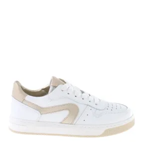 (H1618) Hip Shoes white leather / Platina - combi