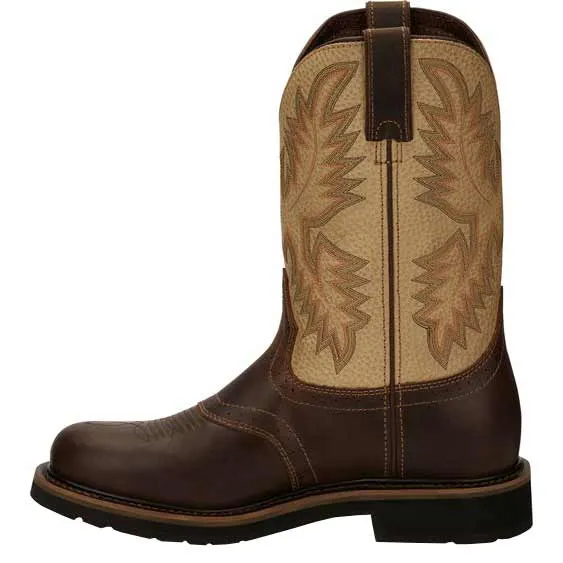 Justin Stampede Men's Superintendent Cowboy Boots