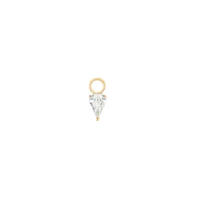 Kite Hoop Charm | White Topaz