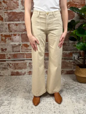 KUT MEG Wide Leg Pants in Beige