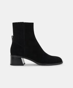 LAYTON BOOTIES BLACK SUEDE re:vita