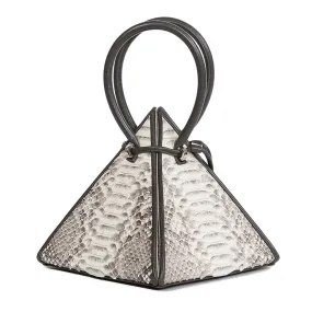 LIA Exotic Python Natural Leather Handbag