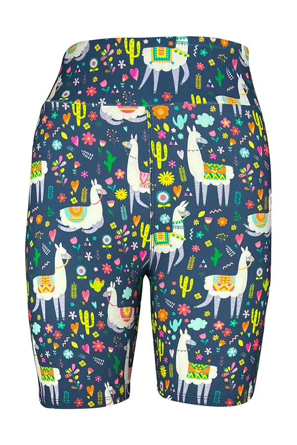 Llamas At Leisure Shorts