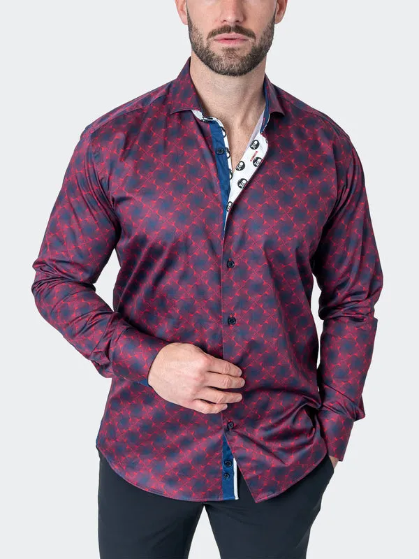 Maceoo Stretch Shirt | Einstein Crossover Red