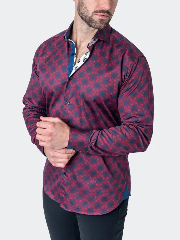 Maceoo Stretch Shirt | Einstein Crossover Red