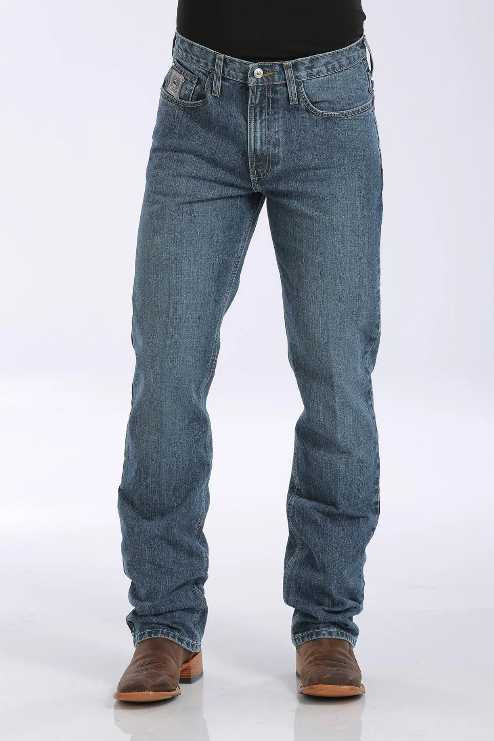 Men's Cinch Silver Label Jeans - Slim Fit - Medium Stonewash