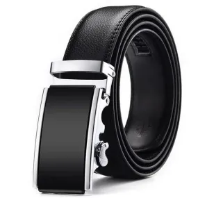 Men's Genuine Leather Adjustable Business Belt