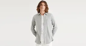 Men's Slim Fit Icon Button Up Shirt