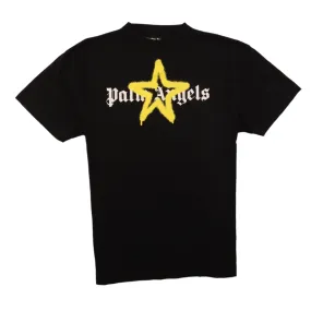 Men's Star Logo T-Shirt Black Size S