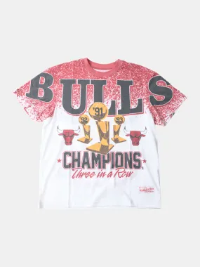 Mitchell & Ness Sublimated Champs Bulls Tee - Multicolour