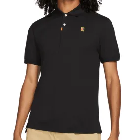 Nike Men Slim Fit Tennis Polo Shirt - Black