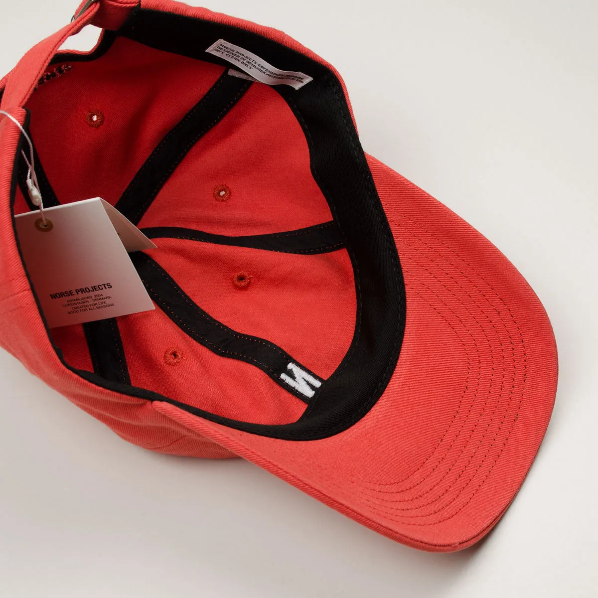 Norse Projects - Twill Sports Cap - Red