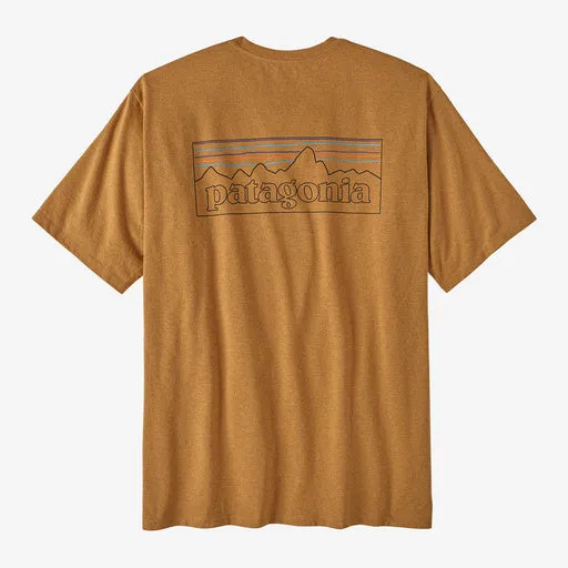 Patagonia Men's P-6 Logo Responsibili-Tee - P-6 Outline: Golden Caramel