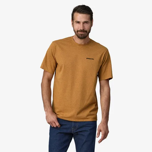 Patagonia Men's P-6 Logo Responsibili-Tee - P-6 Outline: Golden Caramel