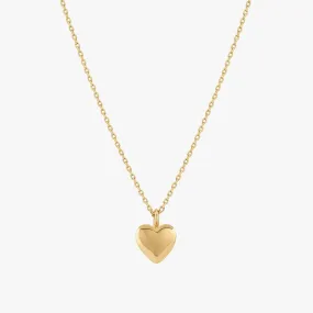 Puffed Heart Necklace