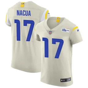 Puka Nacua Los Angeles Rams Nike Vapor Elite Jersey - Bone