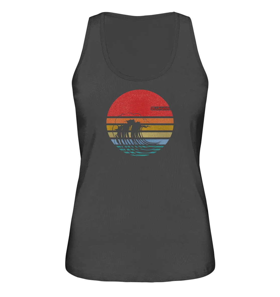 "Vintage Wave" - Damen Premium Organic Tank-Top