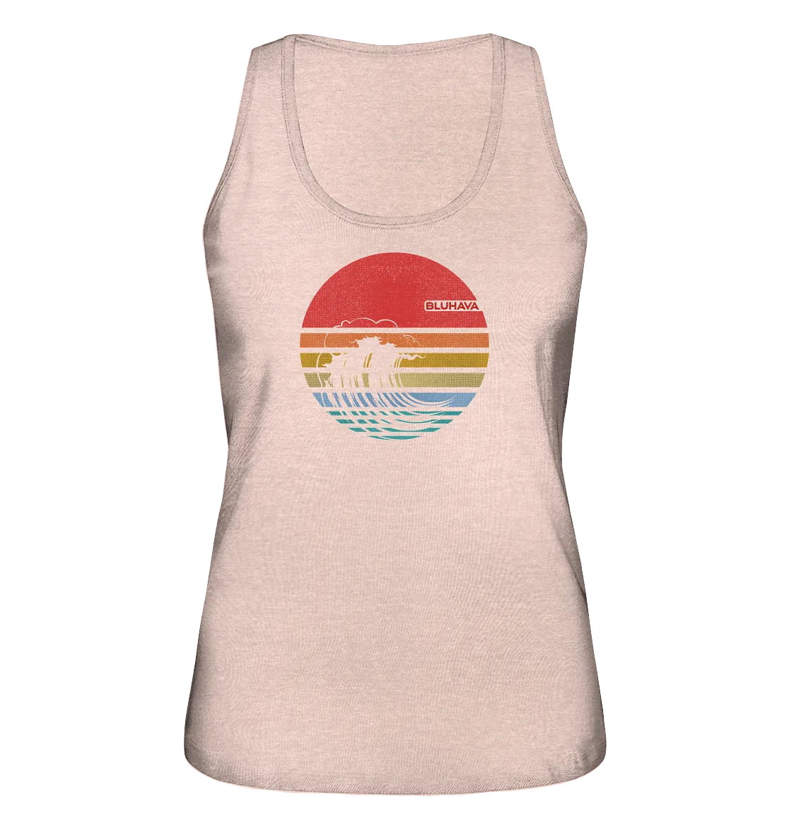 "Vintage Wave" - Damen Premium Organic Tank-Top