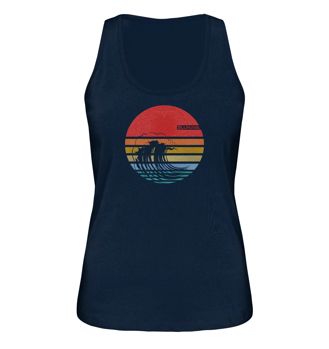 "Vintage Wave" - Damen Premium Organic Tank-Top